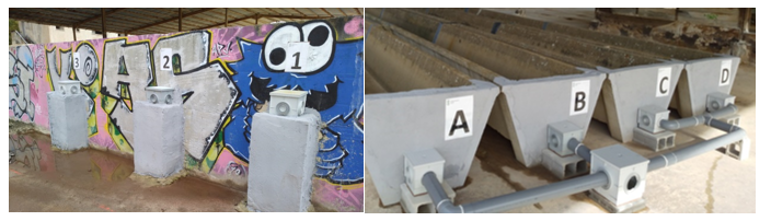 Figure 3: Different manhole system in filtering area