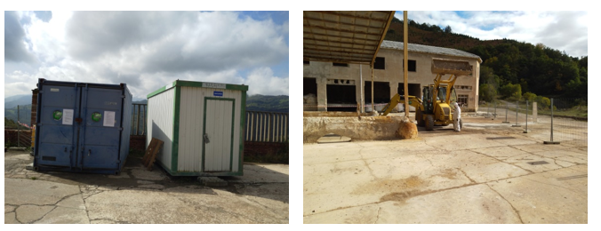 Figure 4: Area for personnel and machinery