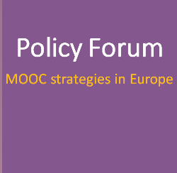 Participación en el Foro de Política sobre MOOCs europeos