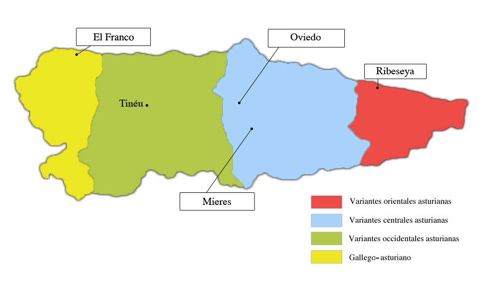 mapa variedades