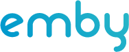 Emby LogoRGB Negativo Color