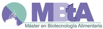 Logotipo Mster Universitario en Biotecnologa 		Alimentaria