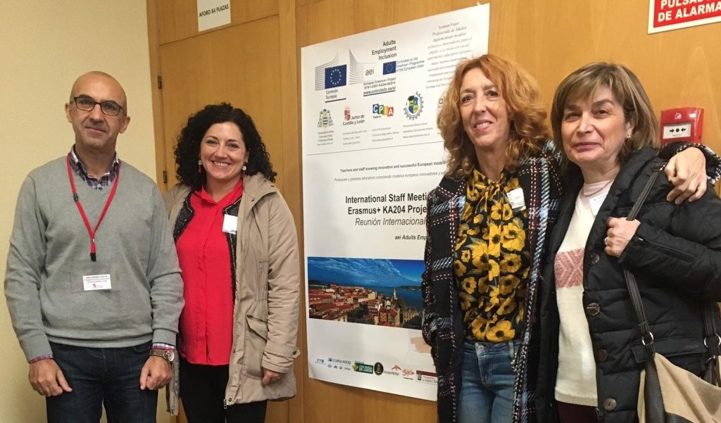 Participantes de Castilla y León en el proyecto Erasmus+ aei