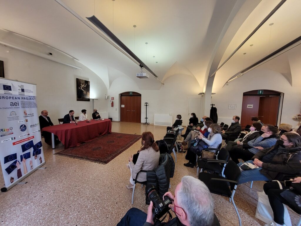 Bienvenida en el ayuntamiento de Padua