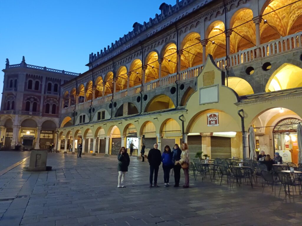 Plaza del mercado en Padua