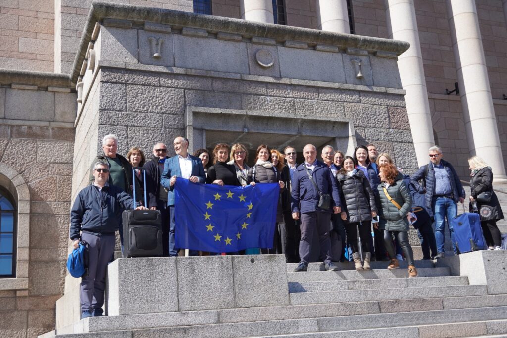 Visita al parlamento finlandés (Helsinki)