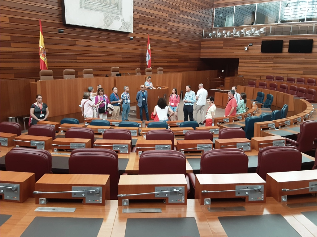 Visita a las Cortes de Castilla y León