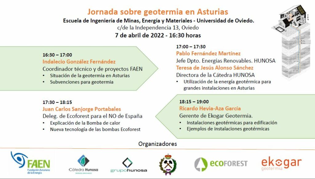 Agenda Jornada geotermia
