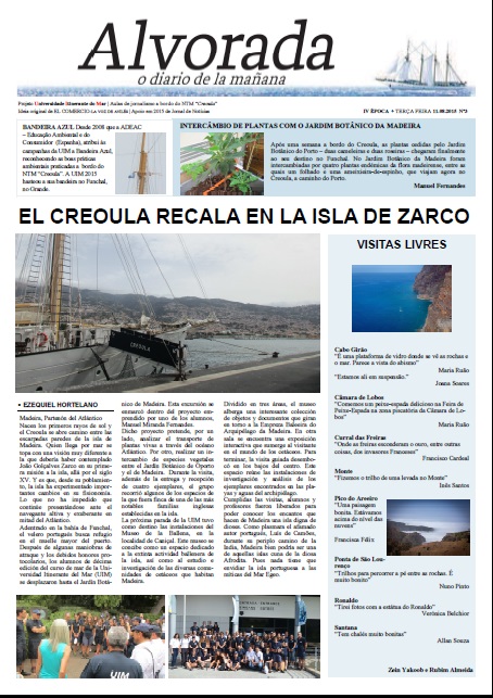 ALVORADA Nº3 Curso de mar 2015