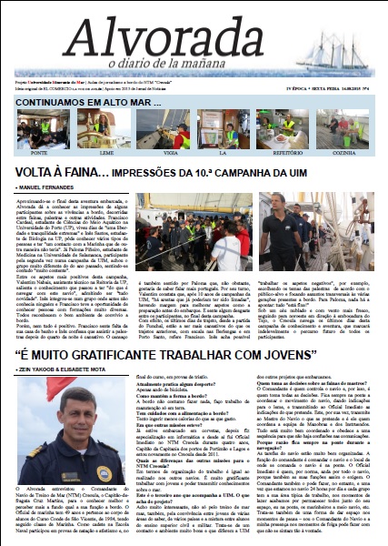 ALVORADA Nº4 Curso de mar 2015