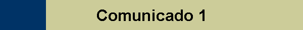 Comunicado 1