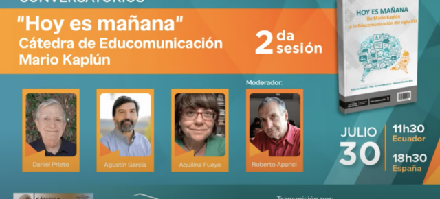 Presentación de la publicación "Hoy es mañana. De Mario Kaplún a la educomunicación del siglo XXI".