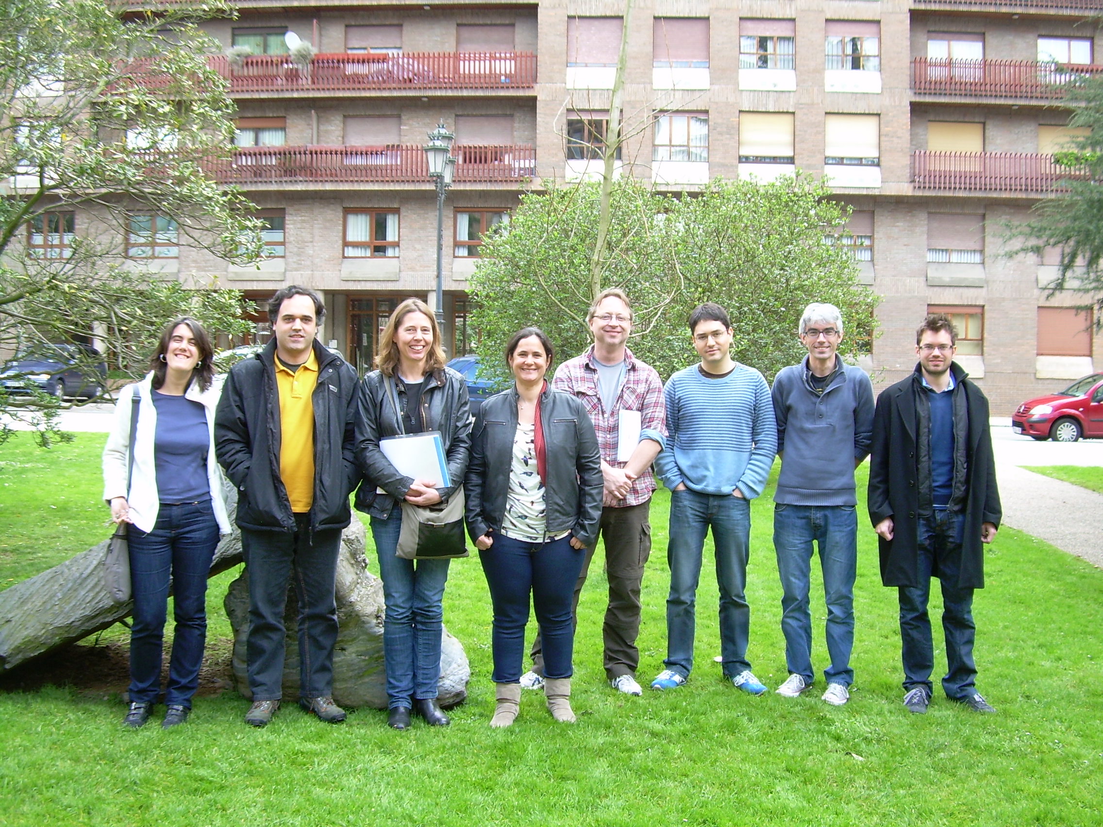 A mugshot of most of our group in January 2012 Most of the members of the group: we hope to have a complete picture in the near future!