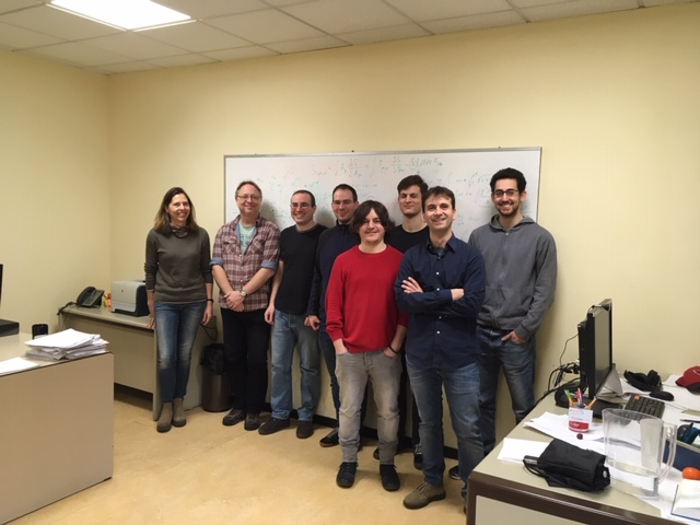Our group in January 2019 Most of the members of the group: we hope to have a complete picture in the near future!