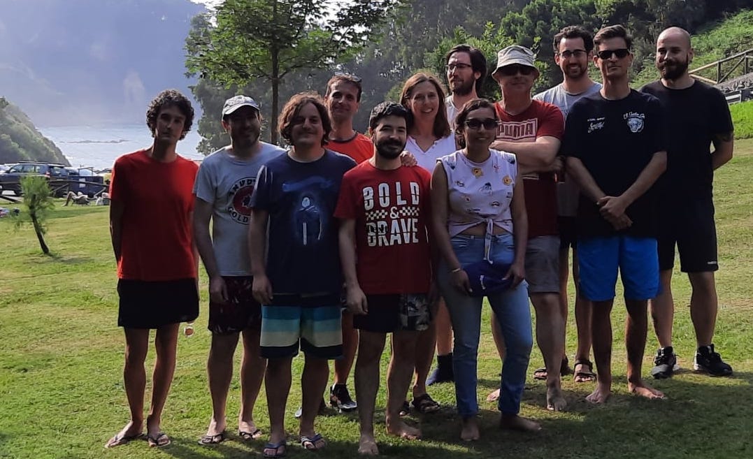 Our group in July 2022 Most of the members of the group during an end-of-the-year BBQ