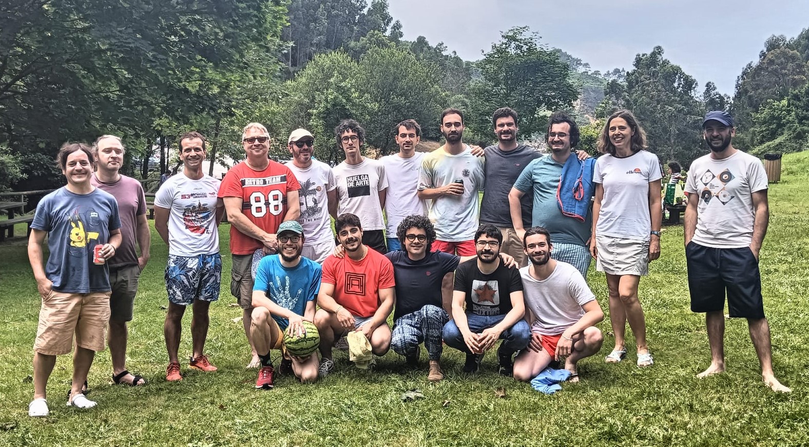 The members of the group during a local workshop