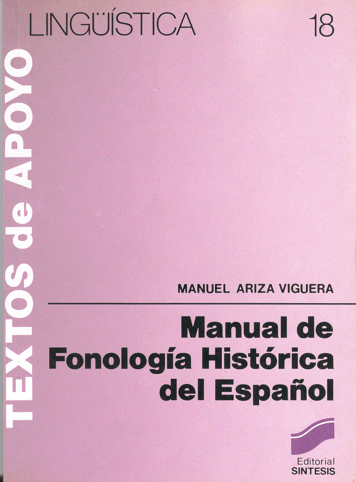 Portada del libro: Manual de Fonología Histórica del Español