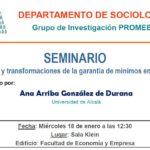 Seminario “Debates y transformaciones de la garantía de mínimos en España”