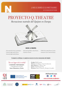 European Researchers' Night poster (University of Oviedo)