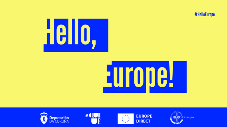 Cartel de talleres Hello Europe!