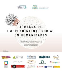 Esta imagen muestra los logos de todas las empresas y entidades colaboradoras de la Jornada de Emprendimiento Social en Humanidades 2024